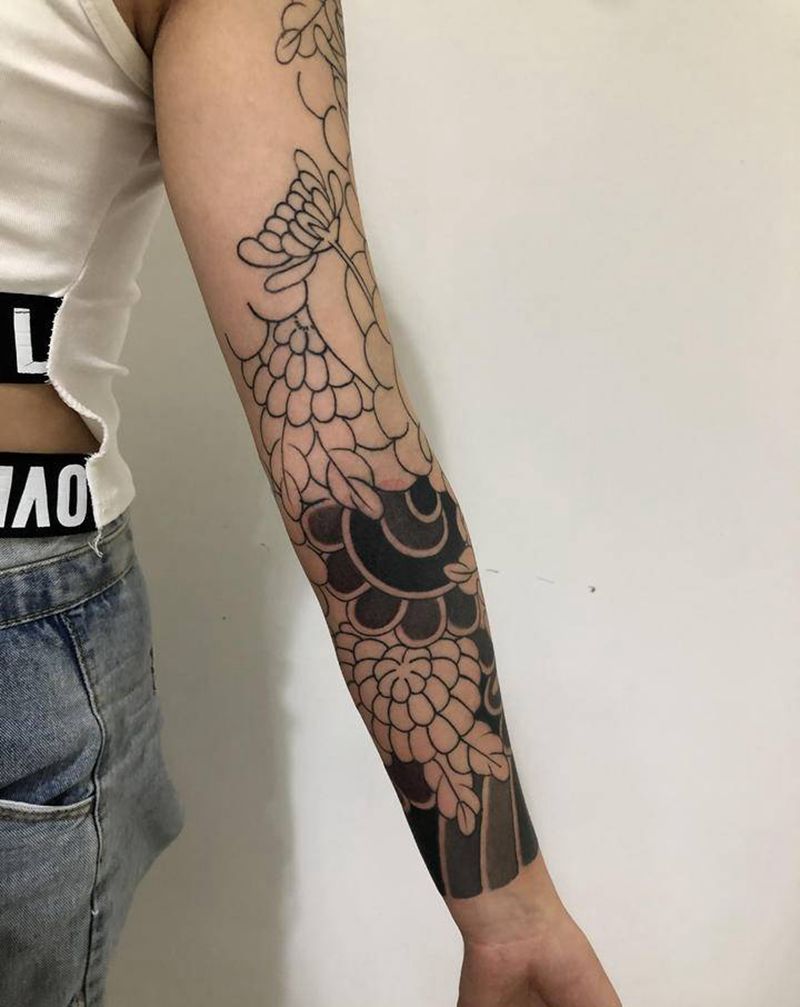 日式纹身图片_老传统纹身图案