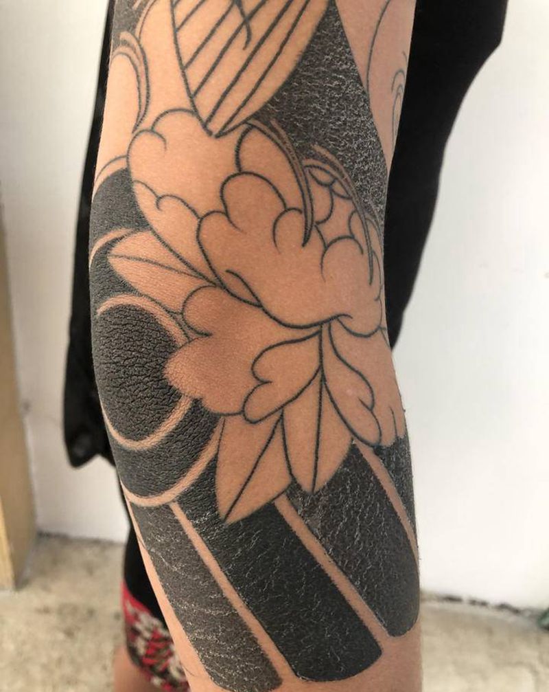 圆5纹身图片_老传统纹身图案