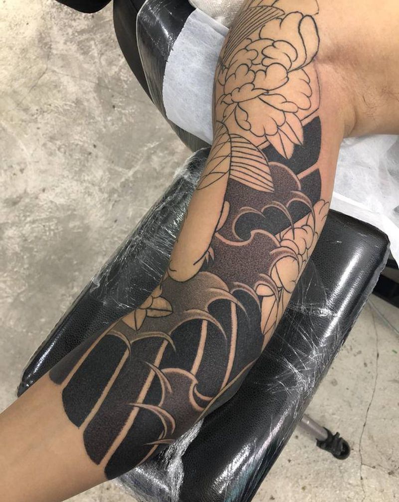 日式纹身图片_手臂纹身图案