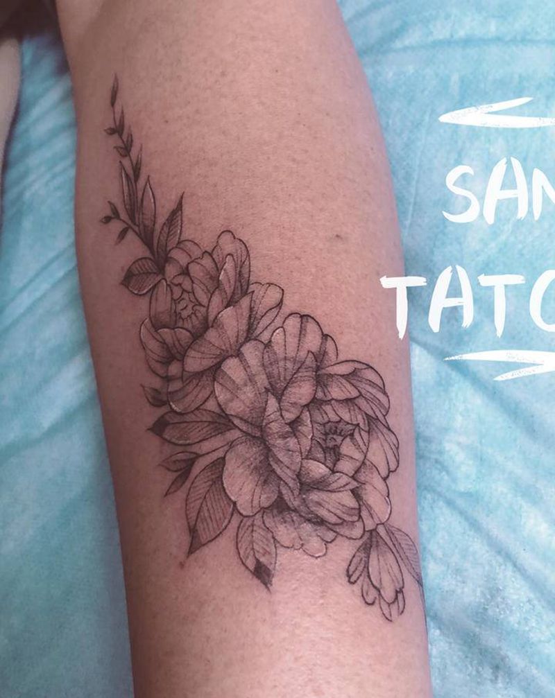 素花遮盖纹身图片_手部手臂素花小清新女生纹身图案