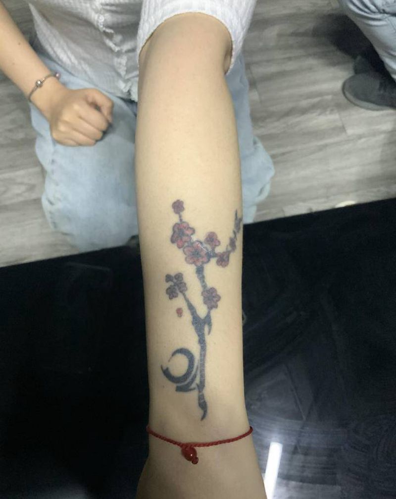 遮盖纹身纹身图片_手臂Old School遮盖纹身图案