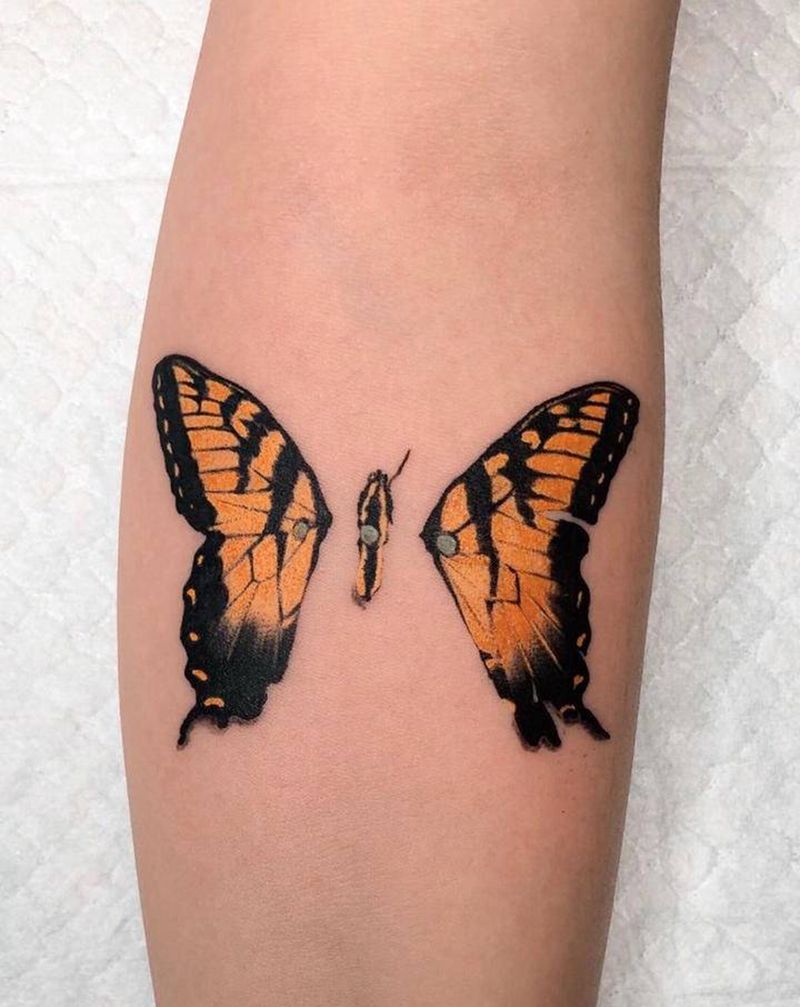 福鱼刺青作品纹身图片_手臂纹身图案