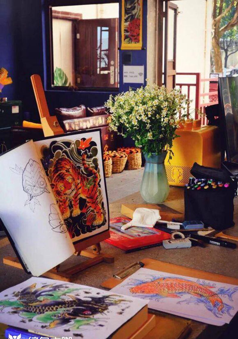 纹身招收学徒纹身图片_肩部纹身图案