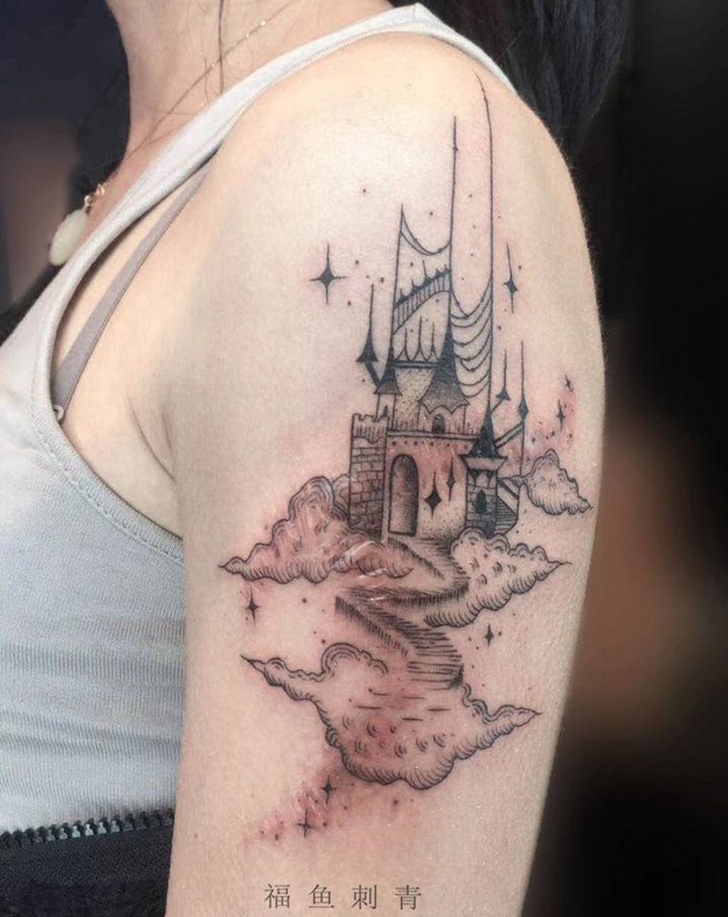 纹身疤痕遮盖纹身图片_手臂几何纹身图案