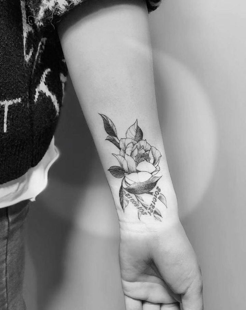 盛放纹身图片_手臂纹身图案