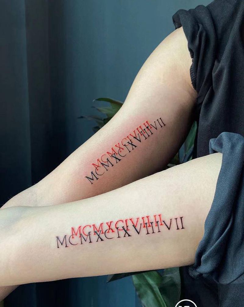 字母纹身图片_手臂纹身图案