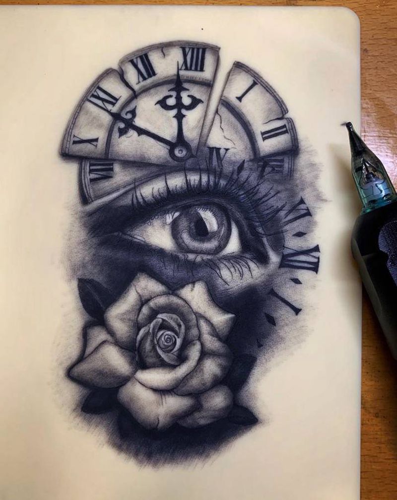 扎个皮纹身图片_欧美写实纹身图案