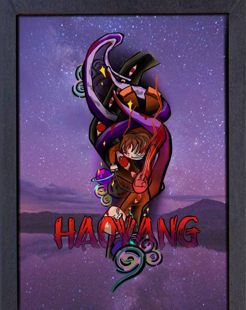 new school纹身图片_腿部手臂New School人物纹身图案