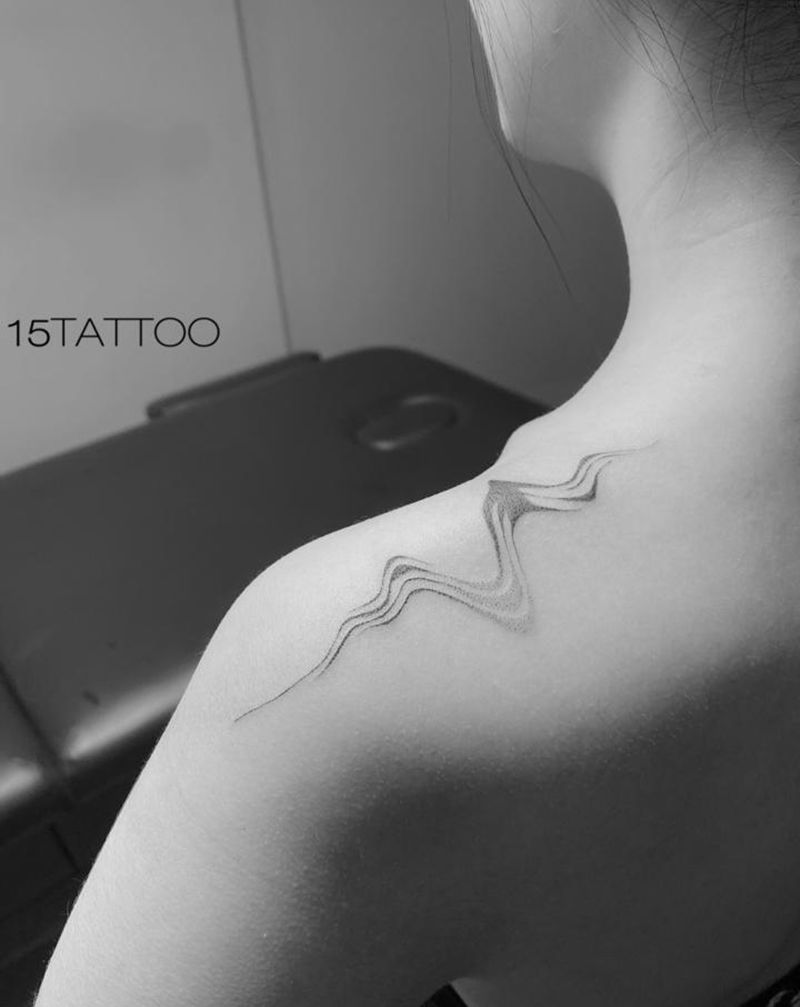 遮盖纹身图片_肩部纹身图案