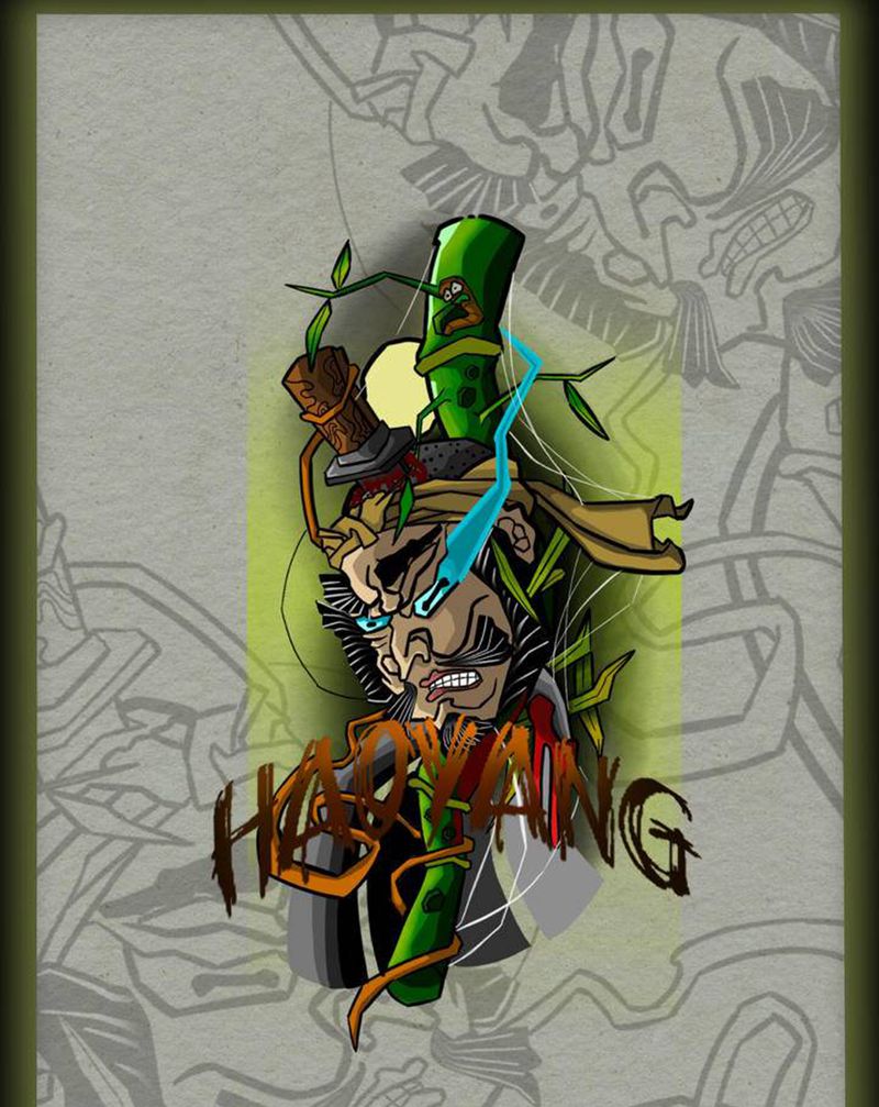 传统人物纹身图片_腿部手臂New School老传统纹身图案