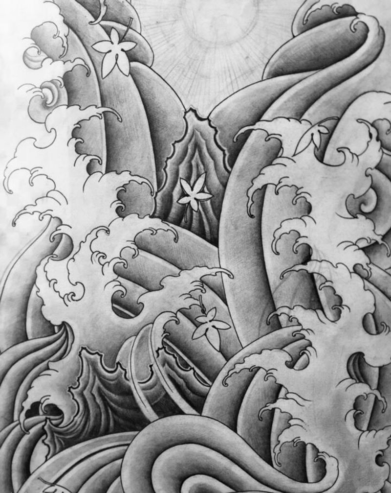 最近雨季，福鱼浪之手稿