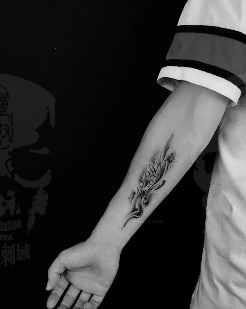 创作数字纹身纹身图片_手臂纹身图案