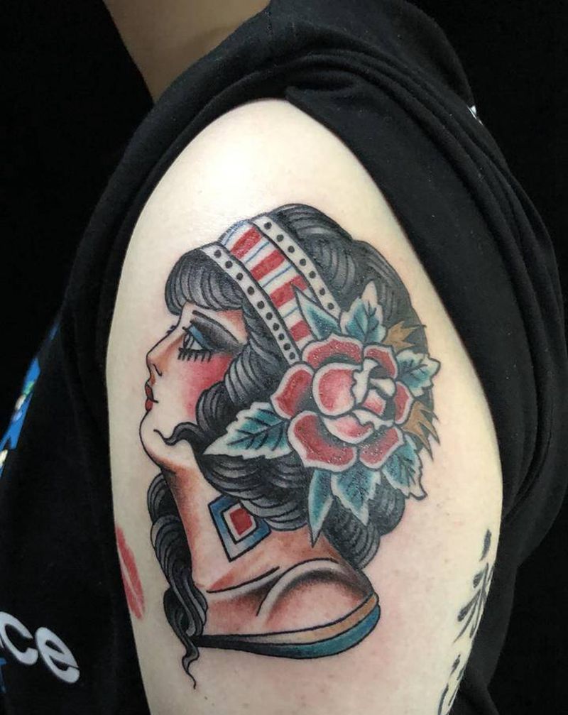 欧美纹身图片_手臂Old School纹身图案