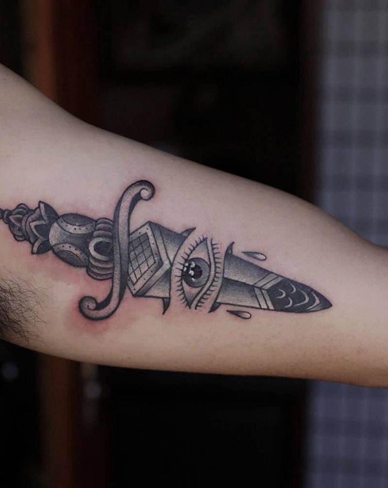 纹身遮盖纹身图片_手臂纹身图案