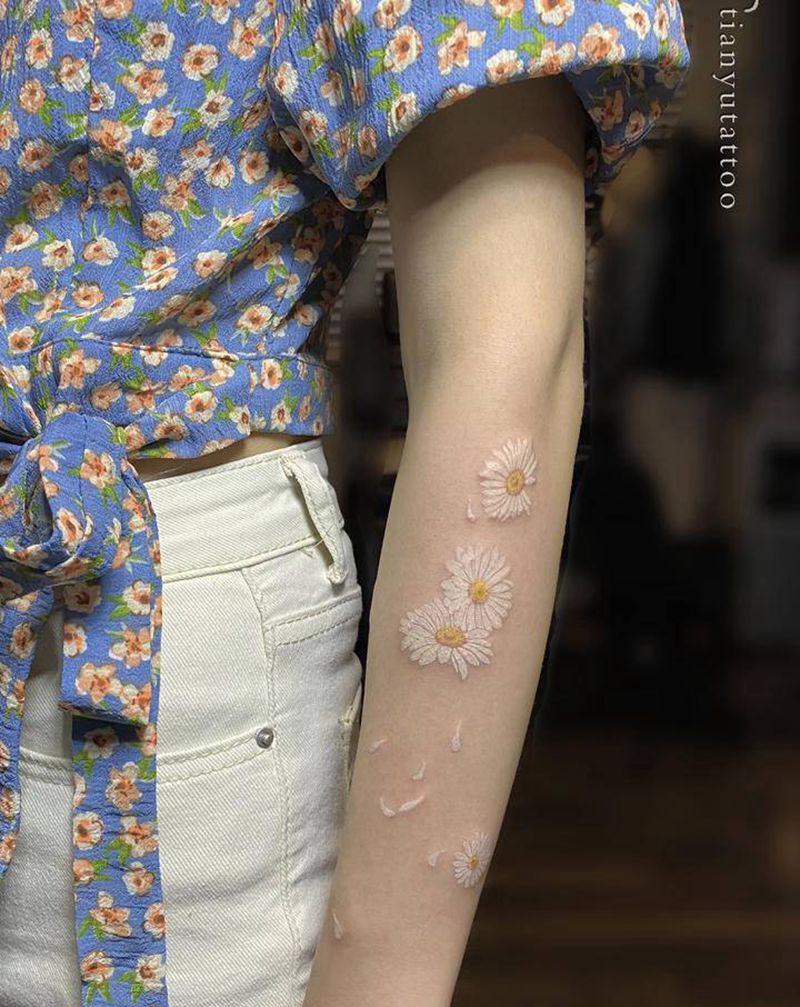 疤痕遮盖纹身图片_手臂纹身图案