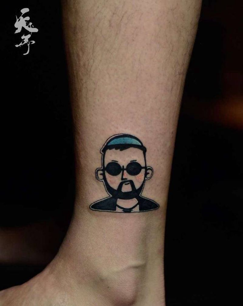 精致小图纹身图片_腿部肩部纹身图案