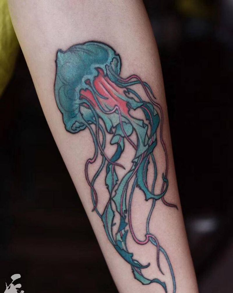 天予刺青·精致彩色图案纹身图片_彩色小图纹身图案