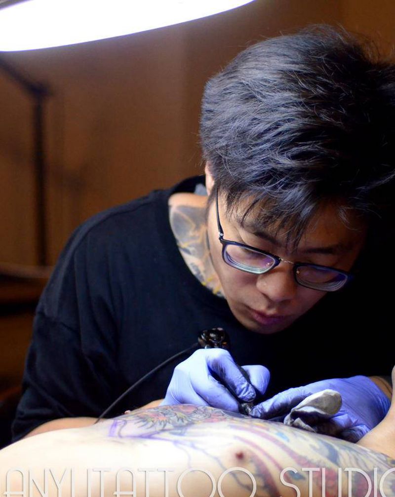 日常工作纹身图片_天予日常纹身图案