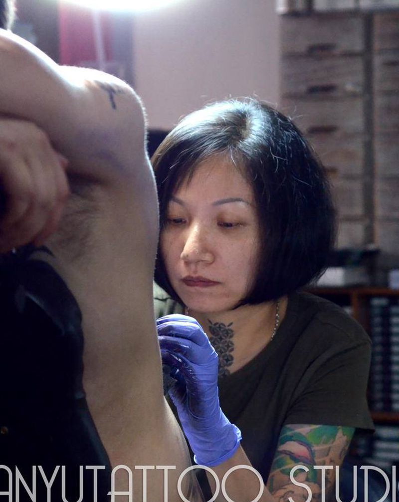 天予刺青·店内日常工作纹身图片_日常纹身图案