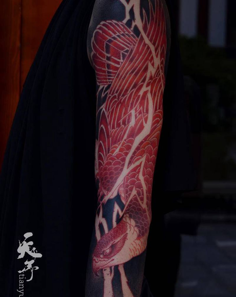部分传统作品回顾纹身图片_新传统纹身图案