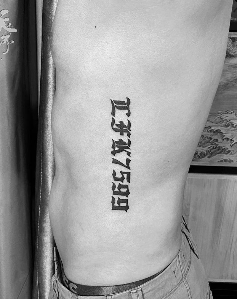 LFK7599纹身图片_腹部腰部纹身图案