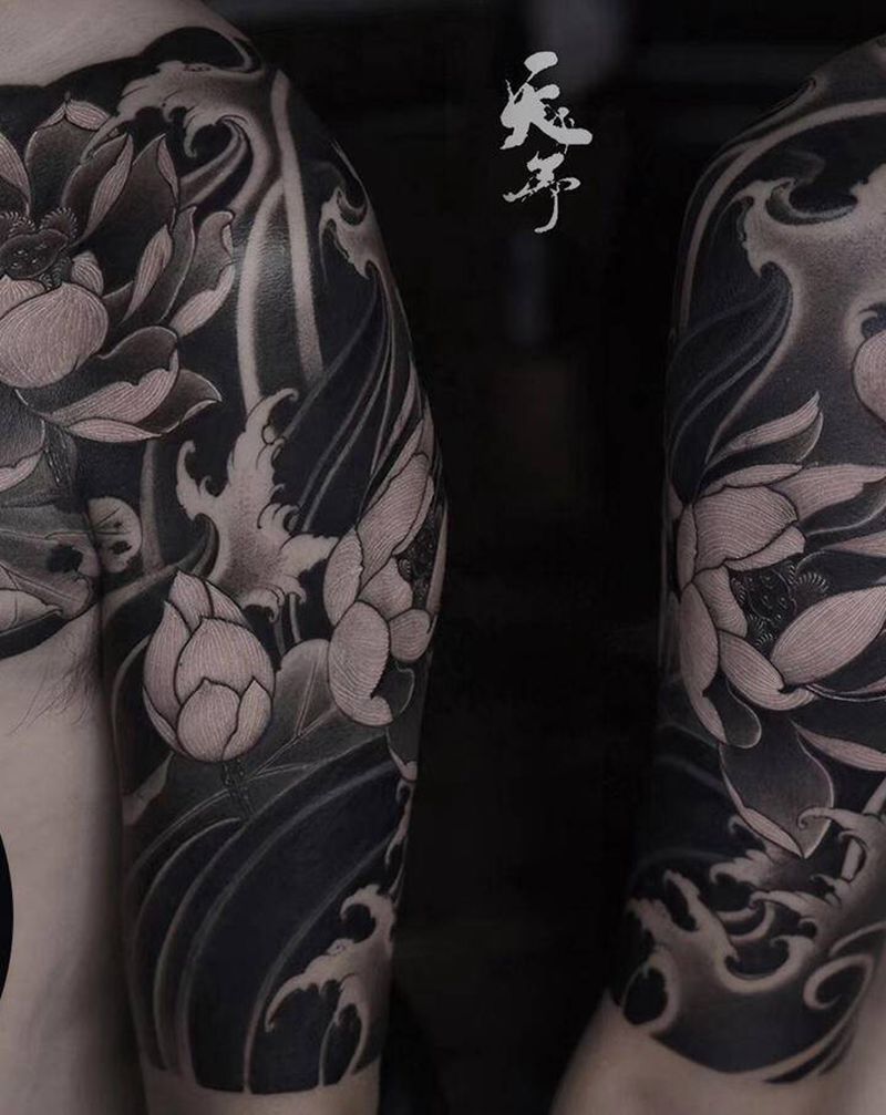 纹身遮盖合集·第一期纹身图片_新传统欧美写实纹身图案