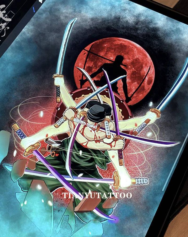 【手稿可约】纹身图片_海贼王纹身图案