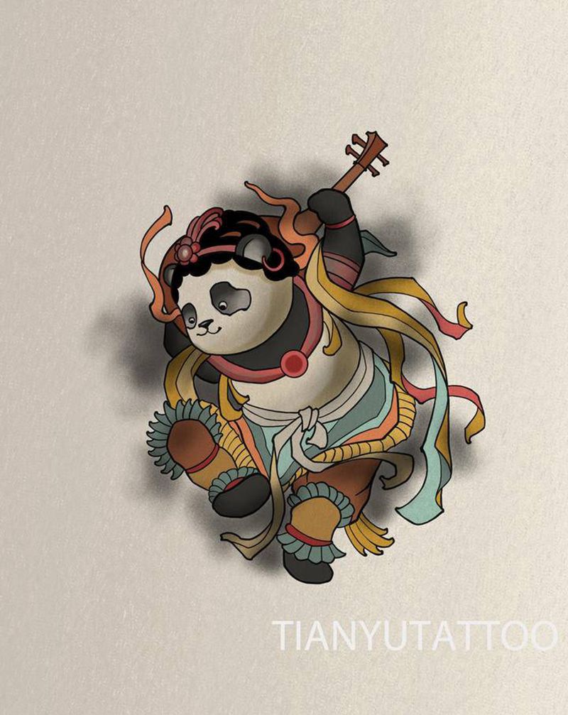 【手稿可约】纹身图片_新传统手稿纹身图案