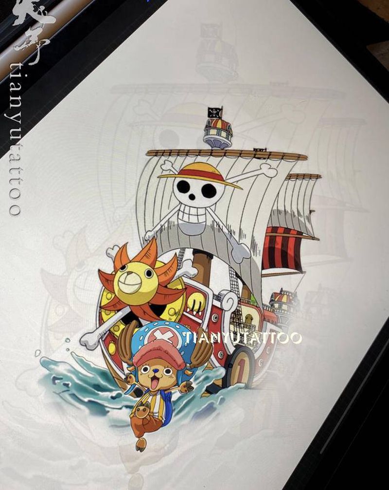 【客稿】万里阳光号纹身图片_海贼王纹身图案