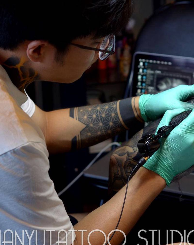 天予刺青今日工作记录