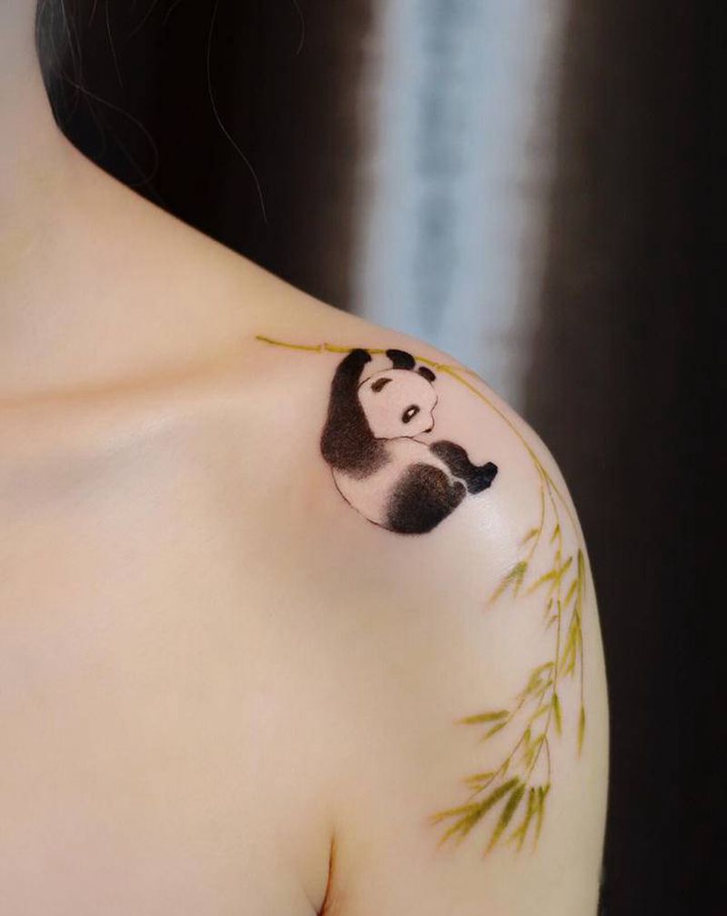 【每日作品】 竹子与小熊猫