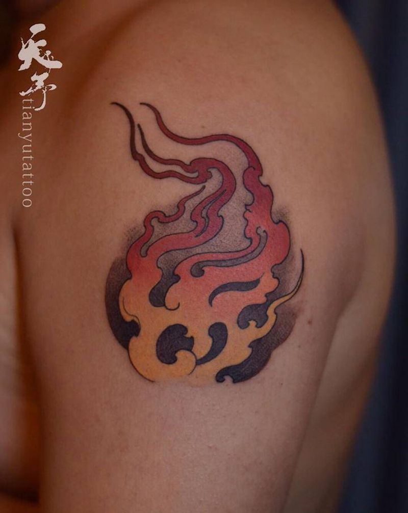 近期作品合集纹身图片_老传统新传统合集纹身图案