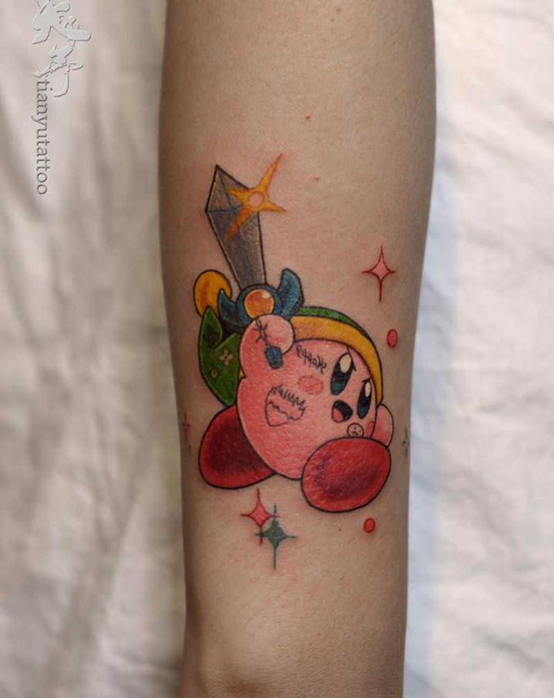 【每日作品】星之卡比✨纹身图片_手臂纹身图案