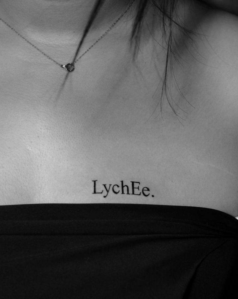 【每日作品】LychEe.纹身图片_胸部纹身图案