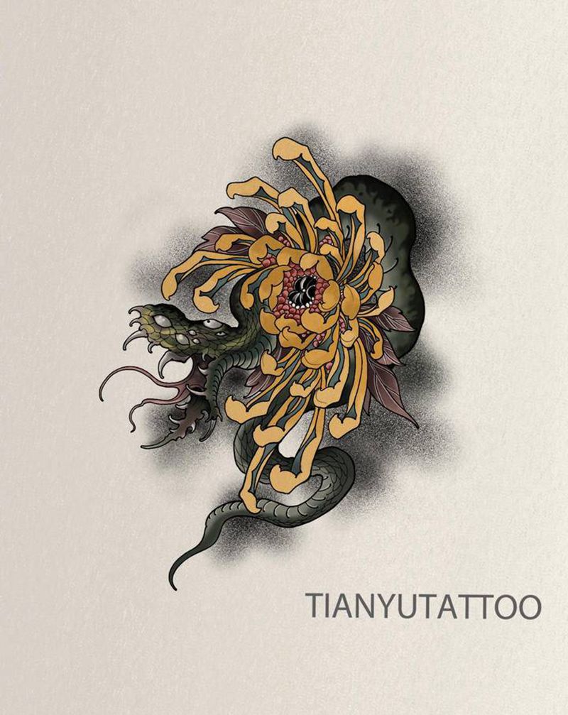 【手稿可约】蛇与菊