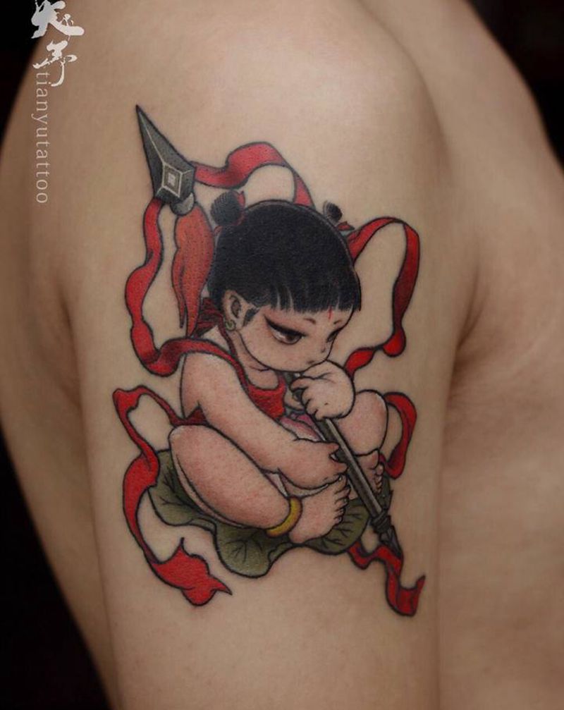 【每日作品】纹身图片_手臂老传统新传统纹身图案