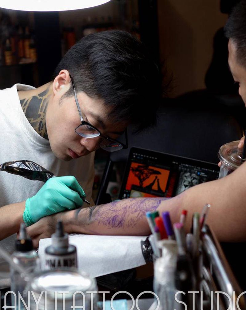 天予刺青近日工作记录