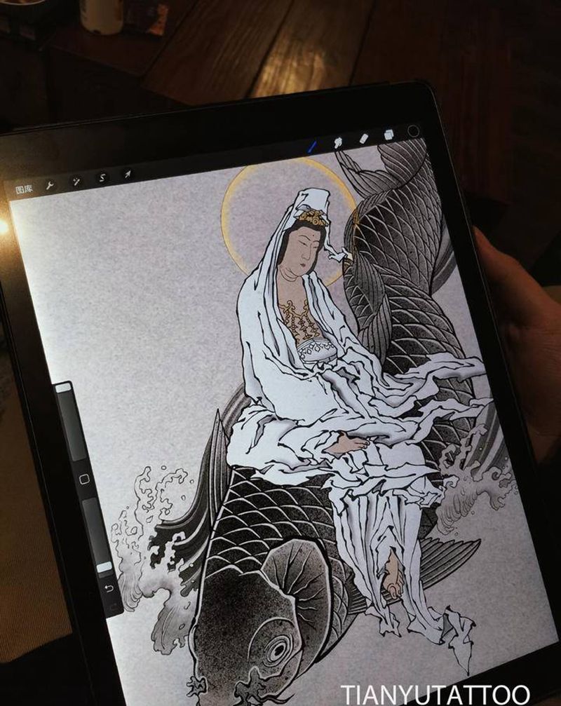 【手稿可约】纹身图片_老传统新传统纹身图案