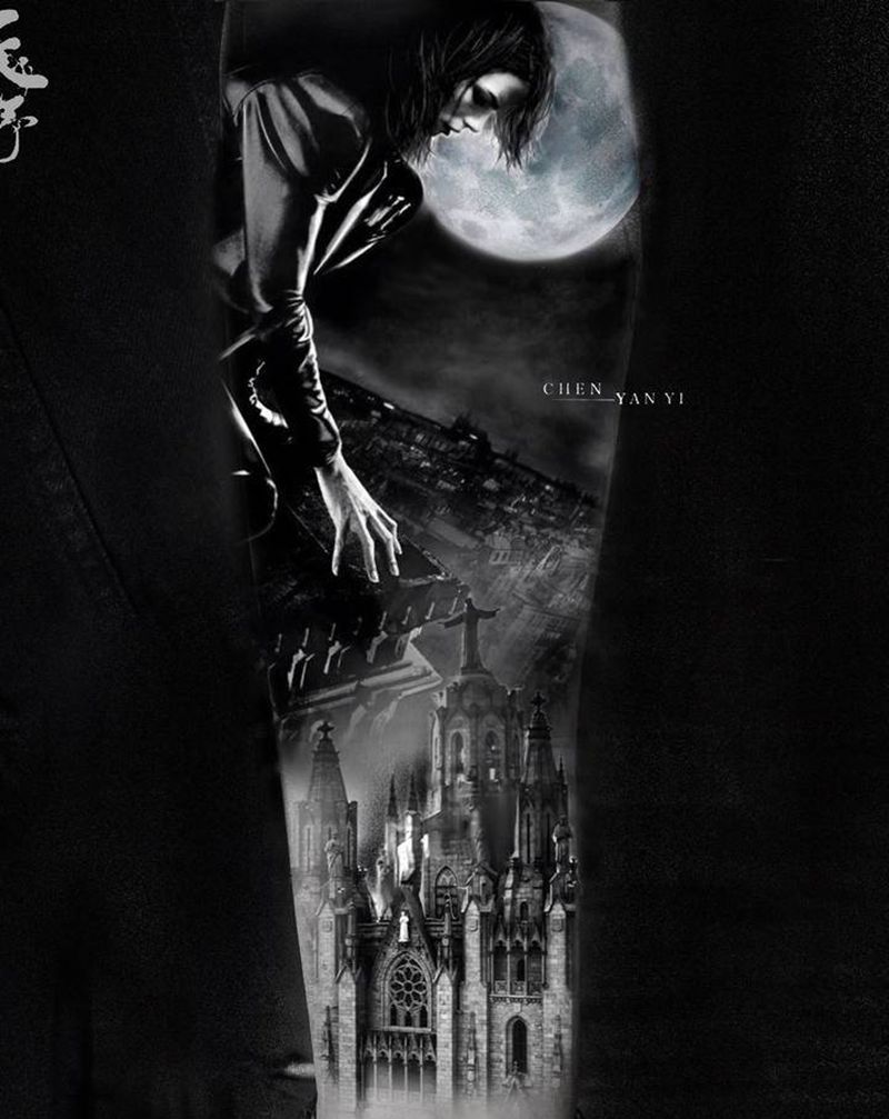 【客稿】小臂外侧写实效果图纹身图片_手臂欧美写实纹身图案