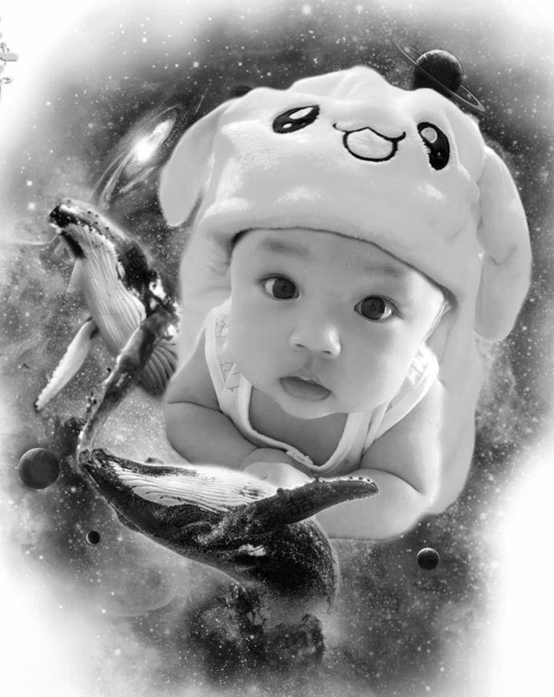 【客稿】双鱼座的小宝宝♓️纹身图片_欧美写实纹身图案