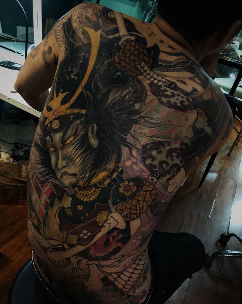 东方新传统纹身图片_新传统纹身图案