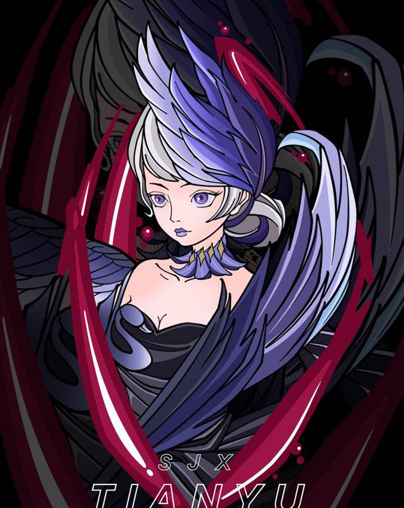 西安天予刺青纹身手稿纹身图片_手臂New School纹身图案