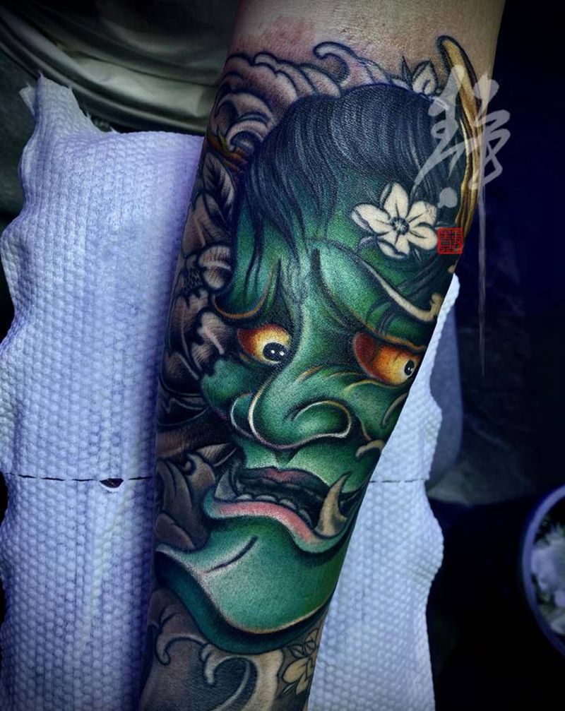 般若纹身图片_手臂纹身图案