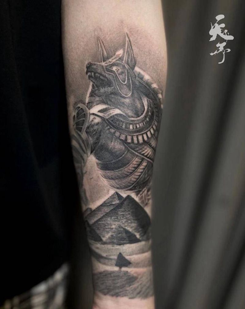 西安天予刺青写实纹身作品纹身图片_手臂欧美写实纹身图案