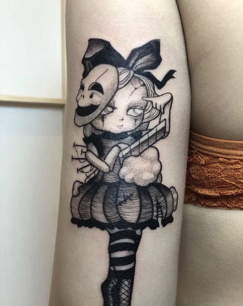 点刺小图纹身图片_手臂点刺纹身图案