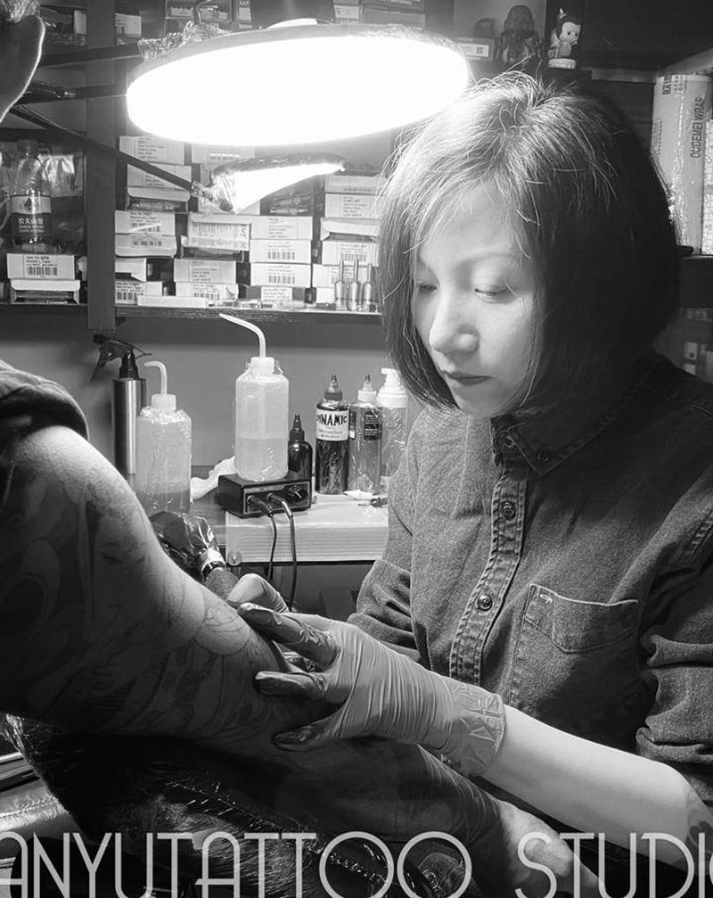 天予刺青日常工作纹身图片_日常纹身图案