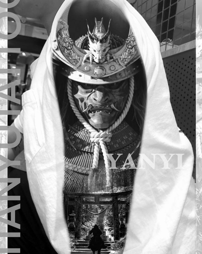 【客稿】大臂外侧效果图纹身图片_欧美写实纹身图案