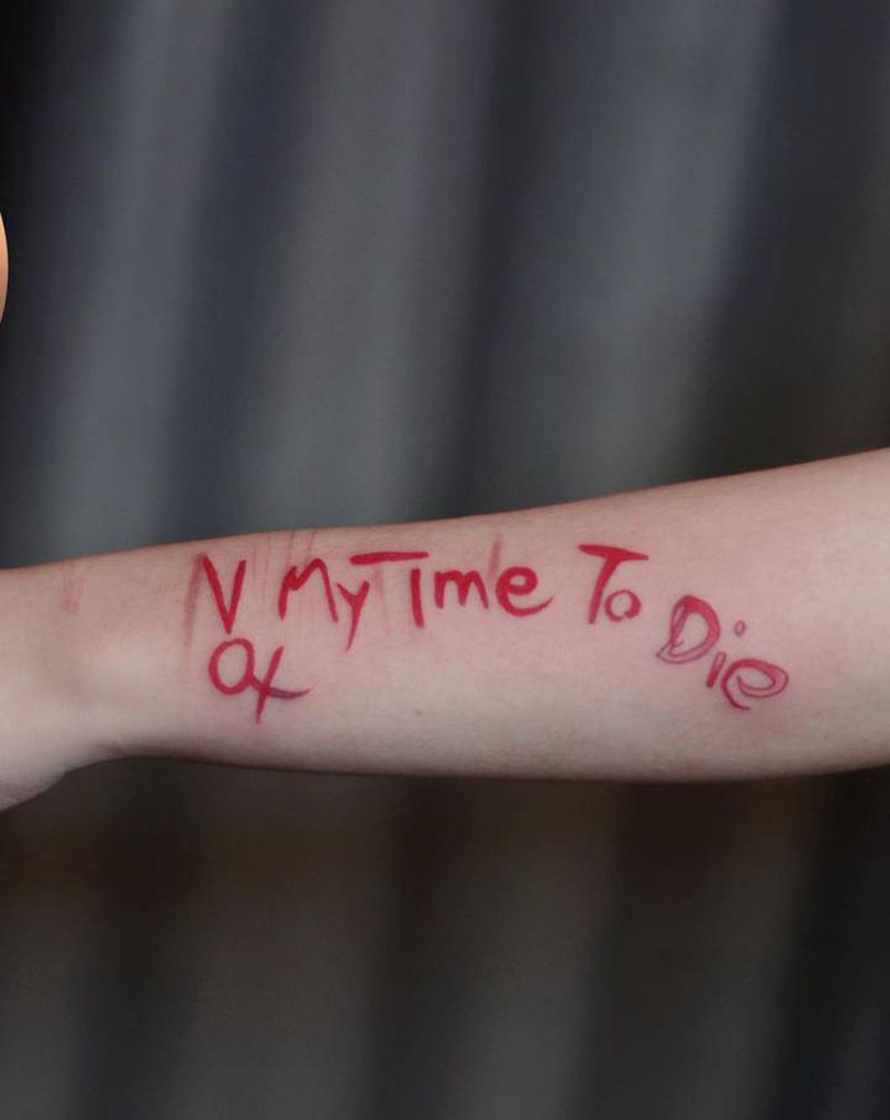 字母作品纹身图片_几何图腾纹身图案