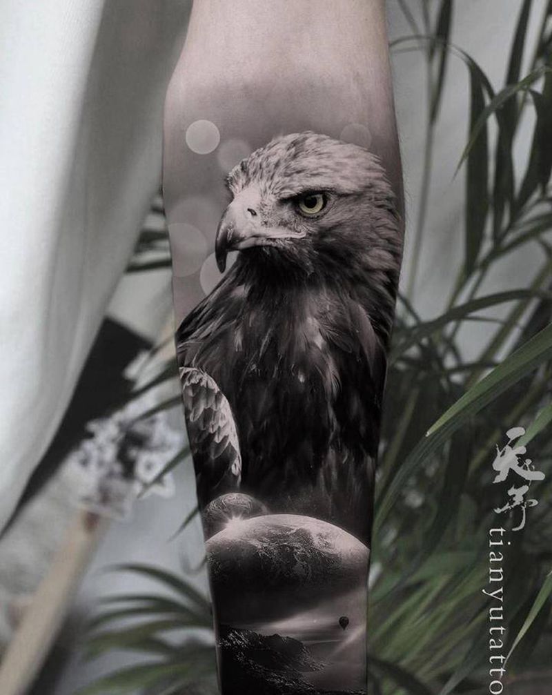 【手稿可约】纹身图片_欧美写实纹身图案