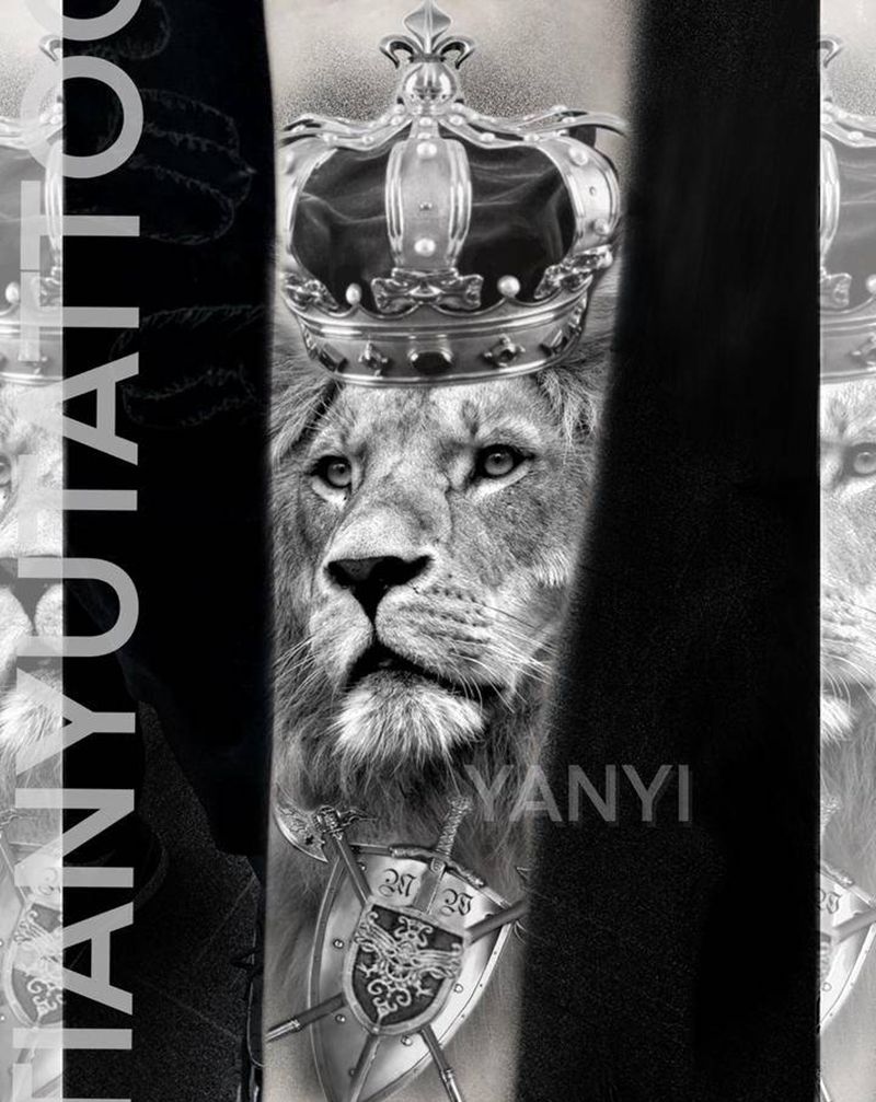 【手稿可约】小臂雄狮皇冠